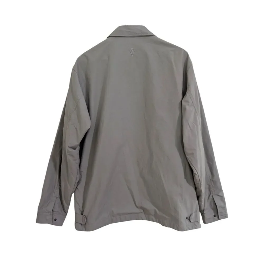 SCOTTEVEST Men's Grey TEC Travel Jacket Size L Multi-Pocket Utility Techwear